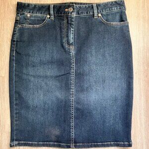 Talbot's Classic Denim Skirt Size 8 - NEW without Tags